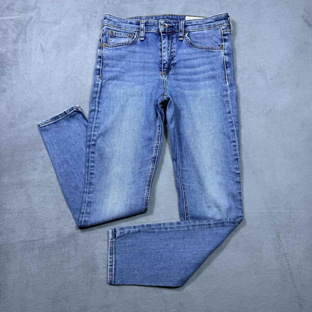 Rag And Bone Jeans Womens 28x27 Cate Midrise Ankle Skinny USA Stretch Denim Boho